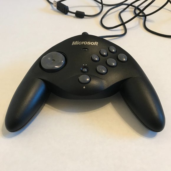 Microsoft SideWinder Gamepad USB Retro Gaming Controller with Manual - Picture 4 of 15